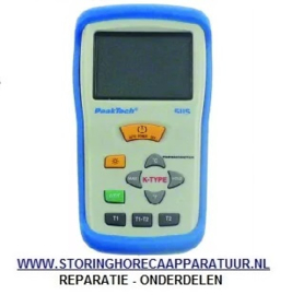 ST1800026 - Temperatuurmeter PEAK TECH 5115 incl. draadvoeler meeteenheid °C/°F -50 tot +1300°C voeler K