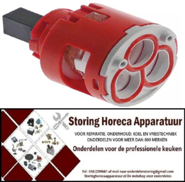 223592179 - Keramische kraan binnenwerk mengkraan 1-handel D1 ø 40mm D2 ø 26mm as 10x10,5mm H1 31mm H2 44mm H3 64mm