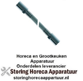 256540605 -Handoucheslang aansluitingen 1/2" L 2000mm RVS met PVC coating werkdruk 10bar plaatdruk 50bar