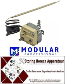 VE590375548 -Thermostaat t.max. 142°C instelbereik vast 142°C 1-polig 1CO 16A voeler ø 4mm voeler L 157mm Modular