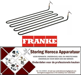 104418463 - Verwarmingselement 3300W 400V L 420mm voor grillplaat FRANKE