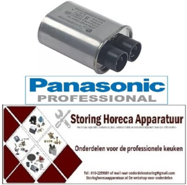 663365238 - Condensator 2300V bekercondensator 0,67µF MFD voor magnetron PANASONIC