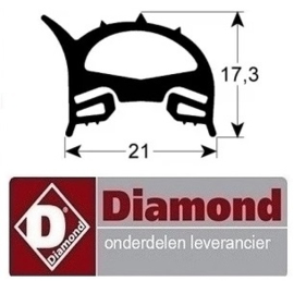 458RTFOC00721 - Deurrubber oven DIAMOND PFE 5D