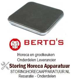 851490071 - Kookplaat 300x300mm 4000W 230V voor Bertos Fornuis