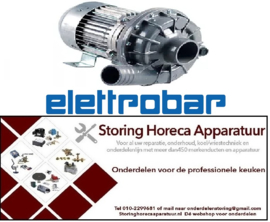 375500570 - Waspomp ingang ø 63mm uitgang ø 47mm type 422512725 230/400V 50Hz fasen 3 1,1kW 1,5PS L 285mm ELETTROBAR