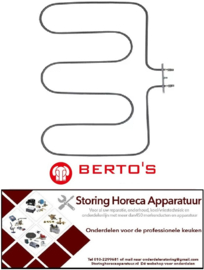 791416042 - Verwarmingselement 1500W 230V voor oven BERTOS