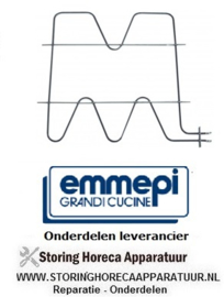 074C00215 - Verwarmingselement 2500W 230V voor oven EMMEPI