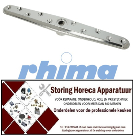522517466 -  Wasarm inbouwpositie boven/onder L 500mm sproeiers 10 voor vaatwasser RHIMA