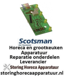 634402124 -Displayprintplaat ijsblokjesmachine SCOTSMAN
