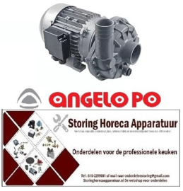 368500023 -Waspomp omp ingang ø 63mm uitgang ø 47mm type 1225.2725 230/400V 50Hz fasen 3 1,1kW 1,5PS L 335mm Angelo -Po