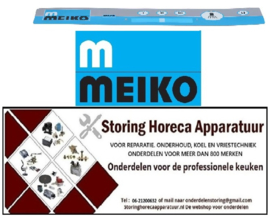 BEDIENIGSFOLIE MEIKO PROFESSIONELE VAATWASSER HORECA EN GROOTKEUKEN REPARATIE ONDERDELEN
