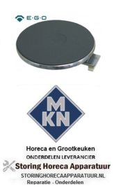 628490014 - Kookplaat ROND ø 180mm 1500W 230V voor MKN