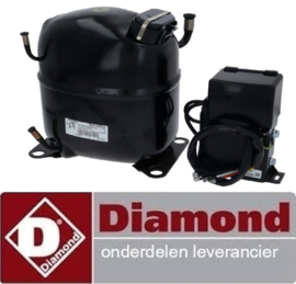 440-NJ2192GJ-A-CSR - Compressor koelmiddel R404A voor vries insteekunit DIAMOND : AN170M-1D