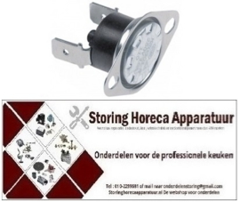 23.3390.233 - Maximaalclixon uitschakeltemp. 110°C 1NC 1-polig 16A aansluiting F6,3 zonder houder