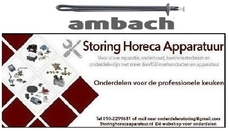 904415773 - Verwarmingselement 6000W 230V voor kookketel EKS/80 AMBACH