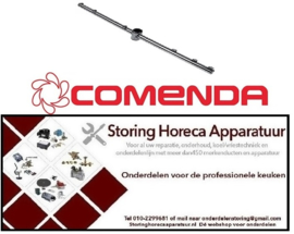 176510283 -Naspoelarm L 540mm inbouwpositie boven sproeiers 6 inbouw ø 16mm Comenda