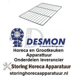 168970529 -Draadrooster B 400mm D 600mm staal kunststof gecoat passend voor koelkast DESMON