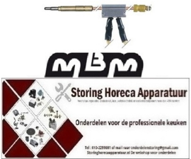 VE911107863 - Thermokoppel met onderbreker M9x1 L 1000 mm voor MBM