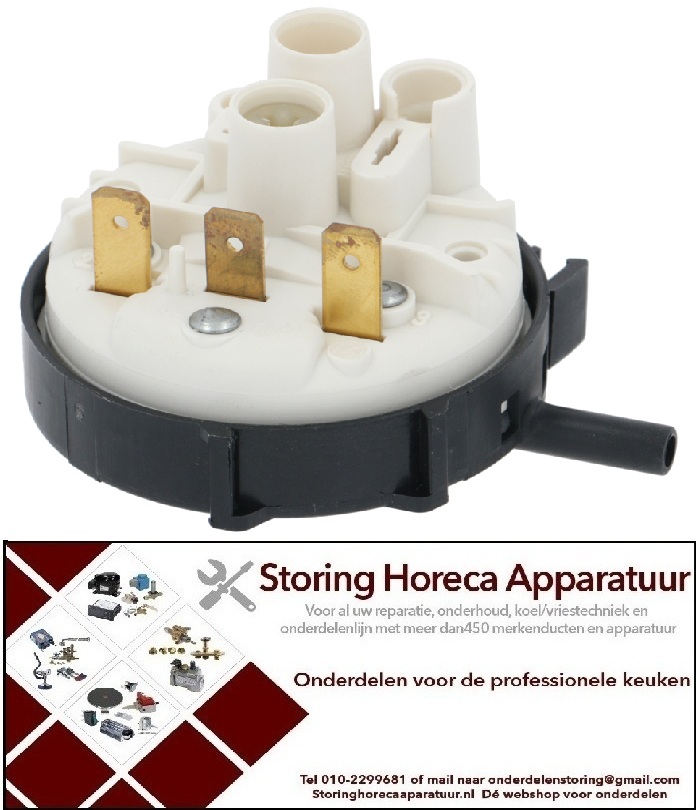 1515.410.12 - Pressostaat drukbereik 70/40mbar aansluiting 6mm ø 58mm vaatwasser, Angelo-Po, Comenda, Mareno
