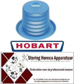 323510647 - Aanzuigfilter ø 163mm H 112mm gat ø 33mm voor vaatwasser HOBART