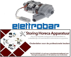 239499138 -Pomp ingang ø 33mm uitgang ø 26mm type X3SX 230V 50Hz fasen 1 0,26kW L 300mm rotatierichting rechts ELETTROBAR