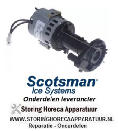 255500760 - Pomp ijsblokjesmachine BECKETT type U21 11W 115V 60Hz uitgang ø 16mm L 120mm rotatierichting rechts voor ijsmaker SCOTSMAN