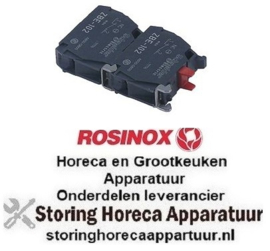 218347600 -Kontaktblok 2NC kleurcodering rood ROSINOX