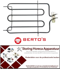 414415347 - Verwarmingselement 1600 Watt - 230 Volt voor salamander BERTOS