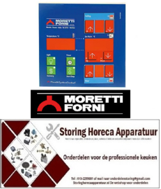 395401274 -Bedieningsfolie blauw Morreti Forni
