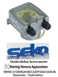 3614.03611.52 - Doseerpomp zeep SEKO zonder sturing 3l/h 230 VAC wasmiddel slang ø 4x6mm slangtype K