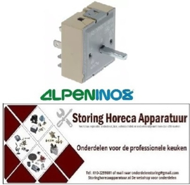 VE207380015 - Energieregelaar rechtsdraaiend oplopend 13A / 230V ALPENINOX