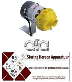 162500191  -Pomp ingang ø 50mm uitgang ø 40mm type C4757 400V 50Hz fasen 3 0,74kW 1PS L 255mm ATA