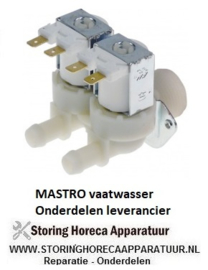 02112023794 - Magneetventiel dubbel vaatwasser MASTRO GLB0037-FN
