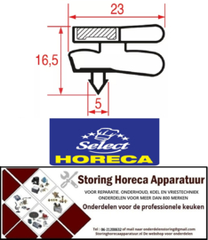 3770313291 - Koelkast - Vrieskast deurrubber voor vrieskast HORECA SELECT GFR1600