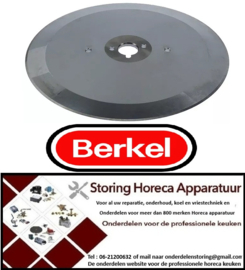 188699979 - Rondmes ø 263mm RVS voor snijmachine BERKEL