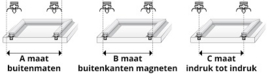 159900541 - Koeldeurrubber B 175mm L 403mm buitenmaat EMAINOX