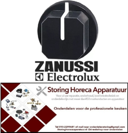 223110137 - Knop schakelaar nulstreep zwart voor appartuur ELECTROLUX