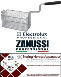 718970575 - Friteusekorf voor friteuse L1 260mm B1 135mm H1 120mm staal verchroomd Electrolux, Zanussi
