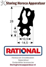 649902249 - Deurrubber B 675mm L 760mm passend voor oven RATIONAL