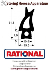 889902223 - Deurrubber B 485mm L 1495mm buitenmaat voor oven RATIONAL