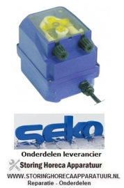 1203.611.57 - Doseerapparaat SEKO toerentalregeling 1-7l/h 230 VAC wasmiddel slang ø 4x6mm slangtype K