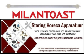 154420515 - Kwarts verwarmingselement 500W 110V L 374mm ø 10mm MILAN TOAST