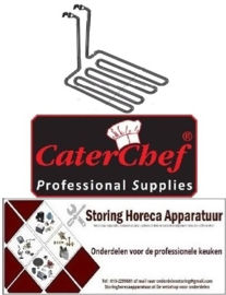 275-ZCE700-128K6 - Verwarmingselement voor Friteuse 8 Liter met Aftapkraan CATERCHEF - 688808-688828