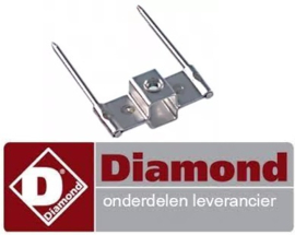 106693142 - Spiesklem eenvoudig voor kippengrill spit 75mm spit ø 4mm DIAMOND