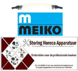613361334 - Meiko pompslang SR25 wasmiddel slang ø 5x8mm slangtype silicone