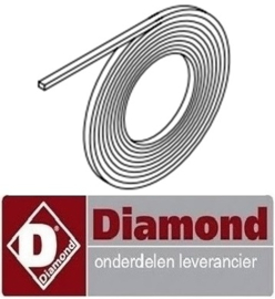 450030009 - Isolatie strip per 10 meter voor brander kippengrill DIAMOND RVG/6-CM