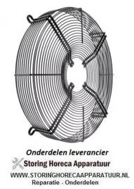 295601953 - Beschermrooster ebm-papst voor ventilatorblad ø 500 mm ø 530 mm
