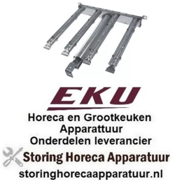 215105422 -Staafbrander 4-rijen L 480mm B 450mm lavasteengrill EKU