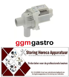 599902332  - Afvoerpomp 50Hz 40W 220-240V voor vaatwasser GGM GASTRO