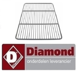 8366027010003 - Draadrooster staal kunststof gecoat DIAMOND MR-MAXIPIZZA